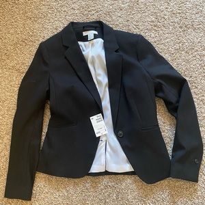 H&M single breasted black blazer